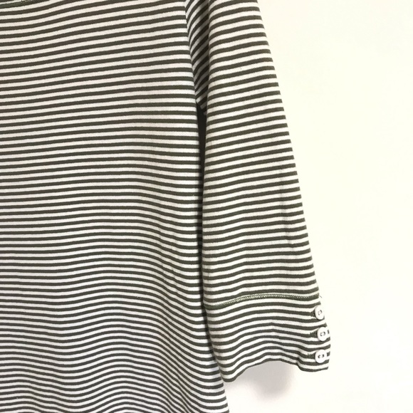 Banana Republic Striped Half Sleeve Boatneck Dress - Picture 3 of 4